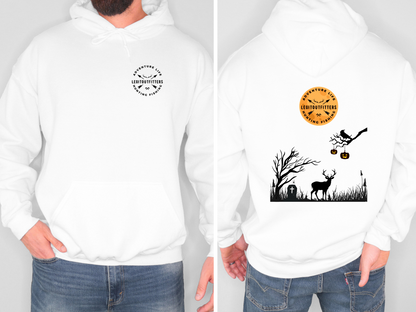 Cozy Halloween-Inspired Hoodie with Artistic Forest Design, Perfect for Casual Wear,  Halloween & Autumn Vibes, [...]